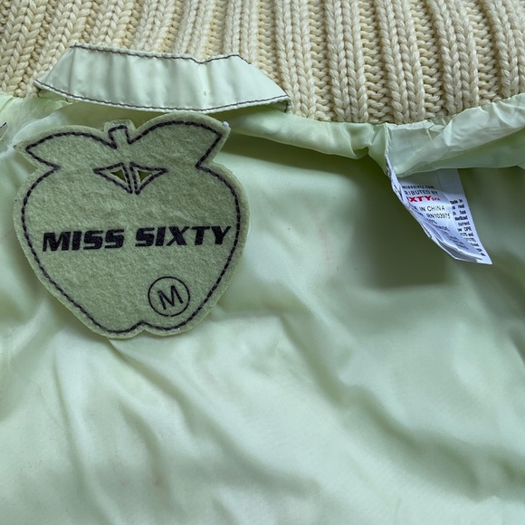 Y2K Miss Sixty lime green puffer jacket - Picture 8 of 8